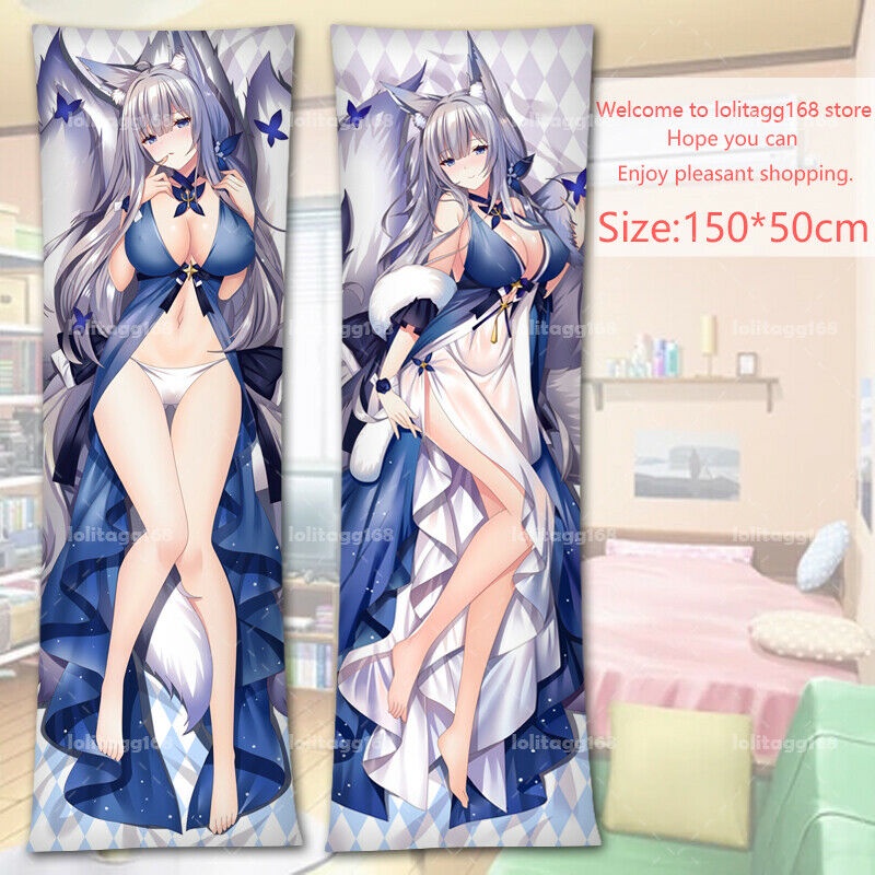 アズールレーン Azur Lane Dakimakura Shinano Anime Girl Hugging Body Pillow Case Cover 150x50cm Shopee