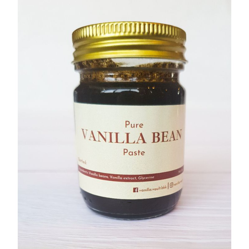 Pure Vanilla Bean Paste วนิลาบีนเพสท์ ทำจากฝักวนิลาแท้ หอม เข้มข้น ไม่