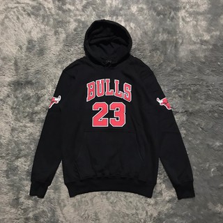 Jordan BULLS 23 JORDAN เสื้อแจ็คเก็ตเสื้อกันหนาวมีหมวกคุณภาพสูง