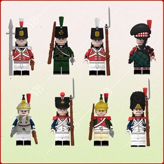 ของเล่นตัวต่อเลโก้ Napoleon Block Figures Infantry Military สําหรับเด็ก