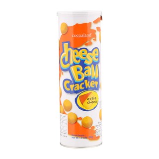 โคโค่แลนด์ชีสบอลแครกเกอร์ขนมอบกรอบ 80กรัม Cocoland Cheese Balls Cracker Cracker 80g.