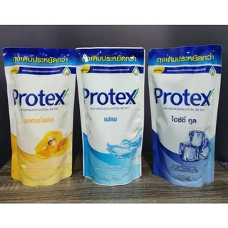 Protex​ ครีมอาบน้ำโพรเทคส์​ มีหลายกลิ่น 400มล.​ถุงเติม Exp.08/2028