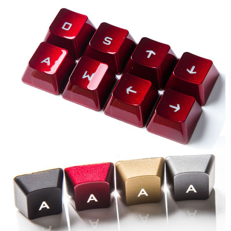 Set Copritasti Retroilluminati WASD E Freccia Per Tastiera Logitech G910, G810, G310 - Compatibile Con Interruttori Romer-G