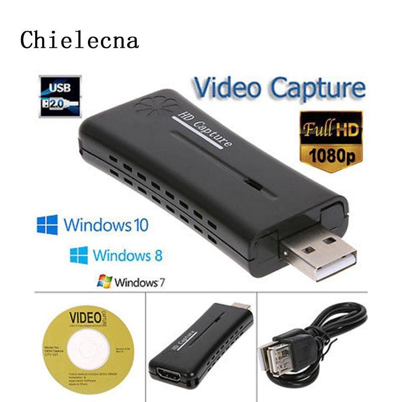 อะแดปเตอร์ HD USB 2.0 Port HDMI Monitor Video Capture Card