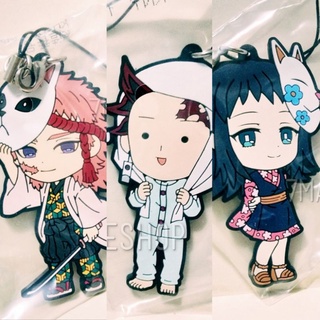 🔥เลือกลายได้ พวงกุญแจ Ichiban Kuji ของแท้ H Prizes Kimetsu no Yaiba vol.2 Rubber Strap Demon Slayer ดาบพิฆาตอสูร