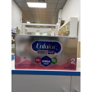 Enfalac2smart+ 3800g 6เดือน-3ปี เอนฟาแล็ค สมาร์ทพลัส นมผง สูตร 2 รสจืด ขนาด 3800 กรัม (บรรจุ 475กรัม จำนวน 8ซอง)