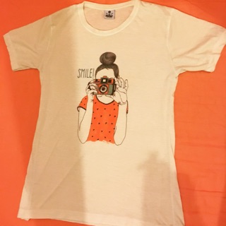 เสื้อยืดสีขาว ลายน่ารักๆ Cute T-shirt