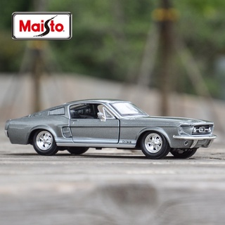 โมเดลรถยนต์ โมเดลรถเหล็ก โมเดลรถมัสแตง Ford Mustang GT 1967