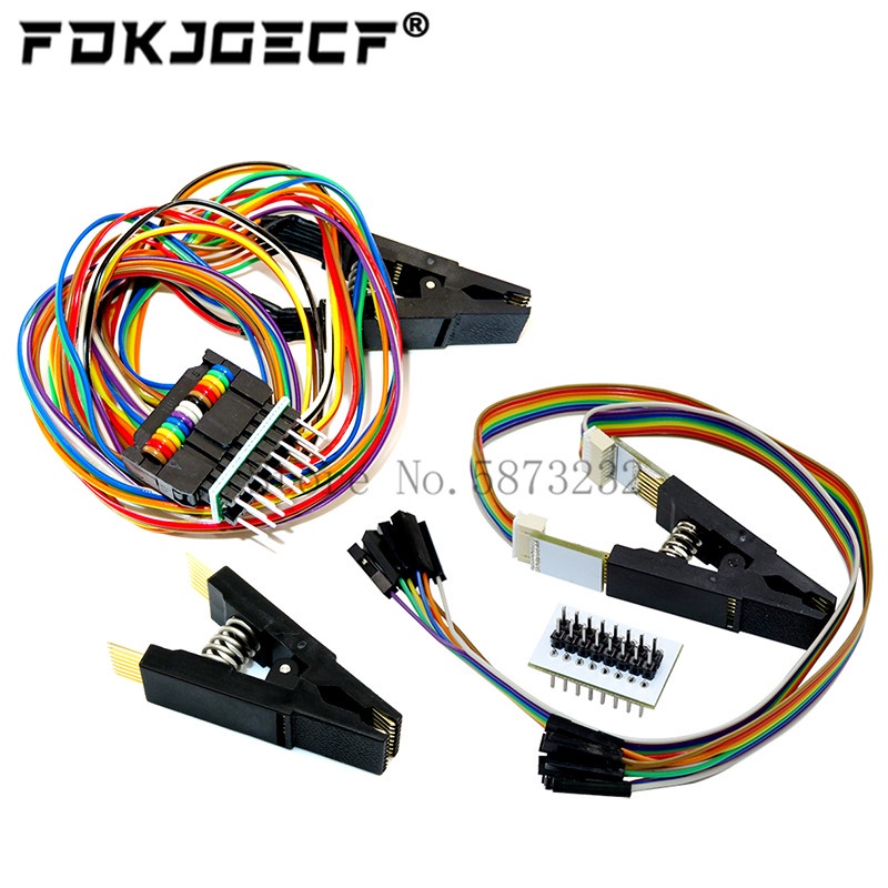 คลิปทดสอบโปรแกรมเมอร์ SOP16 SOP SOIC 16 SOIC16 Pin SOP16 เป็น DIP8 สําหรับ 25 series RT809F TL866CS 