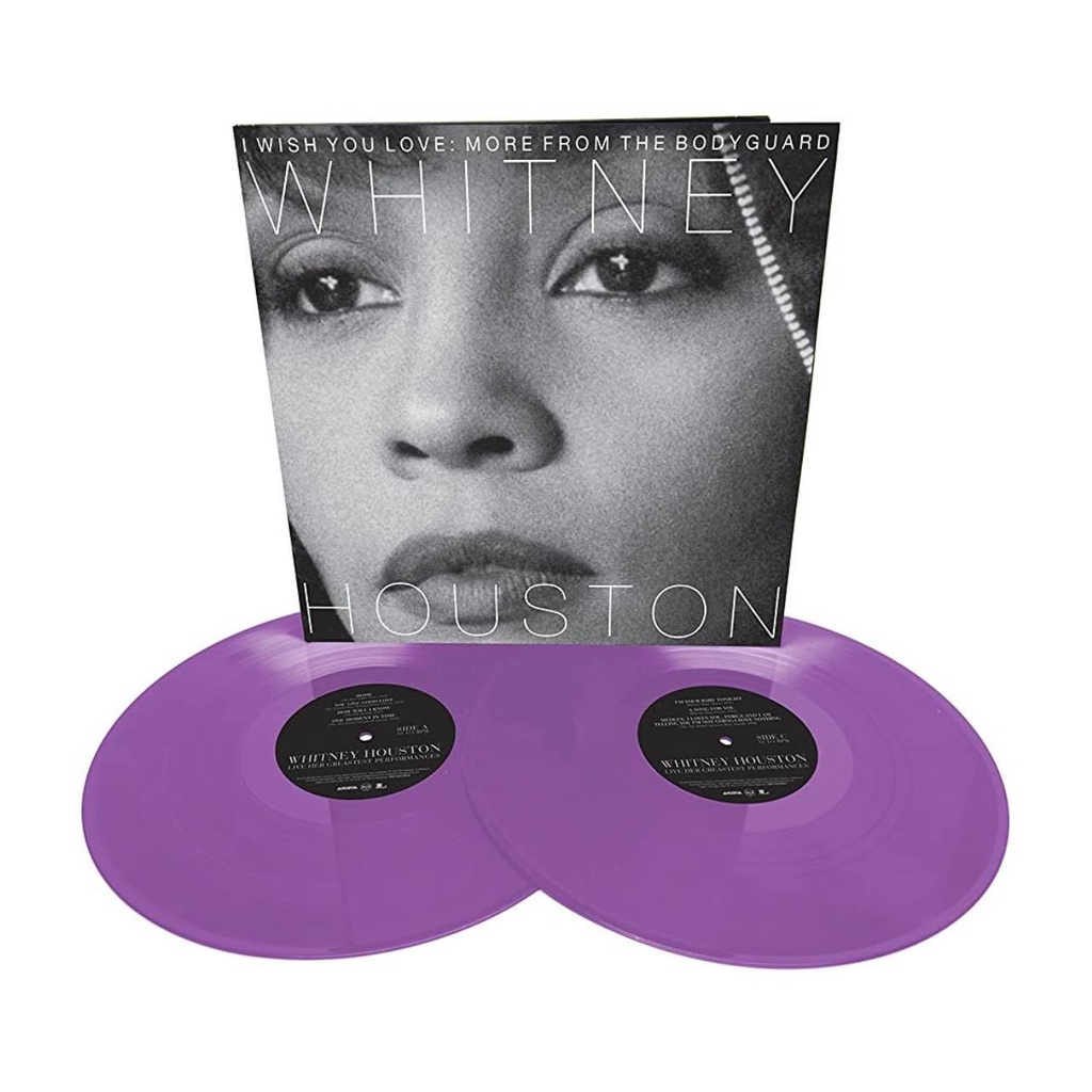 (พร้อมส่ง🔥) แผ่นเสียง Whitney Houston I Wish You Love  Purple Vinyl, 2 LP, มือหนึ่ง ซีล