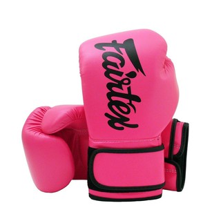 Fairtex  แฟร์เท็กซ์ นวมชกมวย รุ่น BGV14  Collection สีชมพู-ดำ ไซส์ 8,10,12,14,16 ออนซ์