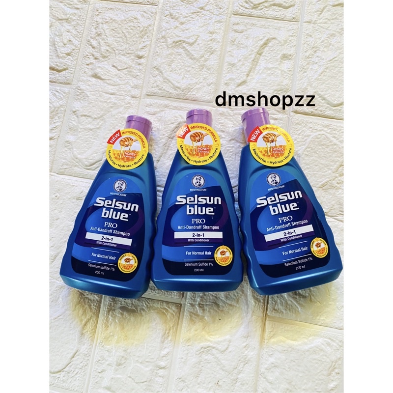 Selsun Blue shampoo แชมพูขจัดรังแค ยอดนิยม 200ml