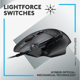 ⚡️เมาส์เกมมิ่ง⚡️ LOGITECH G502 X Wired Gaming Mouse HERO 25K 25,600 DPI เซ็นเซอร์เกมมิ่งขั้นสูง