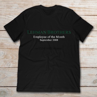 เสื้อยืดแขนสั้น พิมพ์ลาย Lehman Brothers Employee Of The Month September 2008 สําหรับผู้ชาย