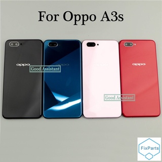 เคสแบตเตอรี่ด้านหลัง 6.2 นิ้ว สีชมพู แดง น้ําเงิน ดํา สําหรับ Oppo A3s