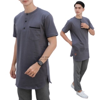 เสื้อยืดแขนสั้น Pakistani Kurta แบบดั้งเดิม