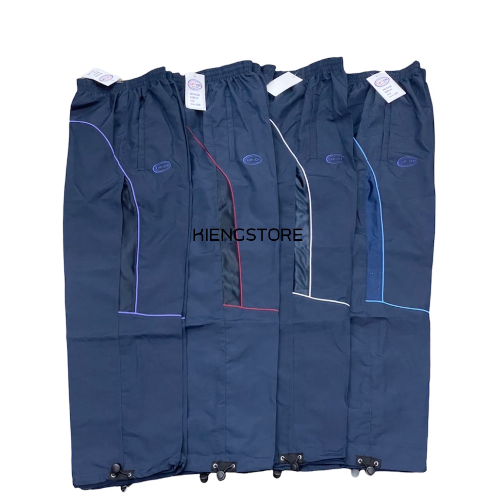 กางเกงวอร์มผ้าไมโครขายาว สีกรม ยี่ห้อ UP-ON รุ่น 6120 Made in Thailand ถูกที่สุด!