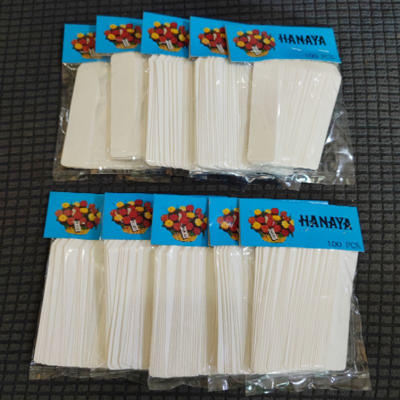 ป้ายชื่อต้นไม้HANAYA⭐แท้100ชิ้น💥📌ป้ายชนิดใช้ดินสอเขียนติดทนนาน📌วัสดุพลาสติกเหนียวชนิดอ่อน กันน้ำ👍ใช้งานไดั3ปีขึ้นไป - รูปที่ 2