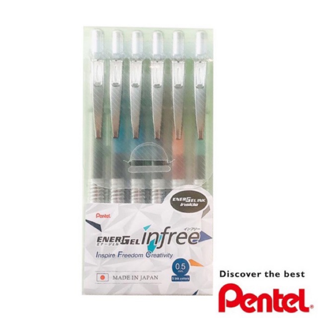 Pentel ชุดปากกาหมึกเจล ENERGEL CLENA / INFREE