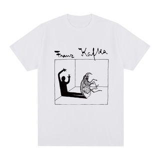 คอลูกเรือเสื้อยืดคอกลมเสื้อยืด ผ้าฝ้าย พิมพ์ลาย The Metamorphosis Franz Kafka เข้ากับทุกการแต่งกาย สําหรับผู้ชายผ้าฝ้ายแ