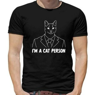 ลดกระหน่ํา เสื้อยืดลําลอง แขนสั้น พิมพ์ลาย Im A Cat Person Mens - Kitty - Kitten - pet - Cats - Feline - pet Owner EBhn