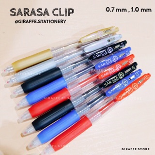 SARASA 0.7mm, 1.0mm BL BK R