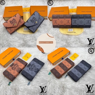 MS LV /c.l กระเป๋าสตางค์ กระเป๋าแบรนด์เนม กระเป๋าปั้มแบรนด์👛