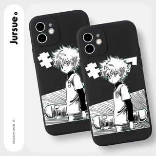 JURSUE เคสไอโฟน เคสซิลิโคนนุ่มขอบเหลี่ยมกันกระแทกการ์ตูนอนิเมะตลก เคสโทรศัพท์ Compatible for iPhone 17 Air 16 15 14 13 12 11 Pro Max SE 2020 X XR XS 8 7 Plus พลัส Y2139