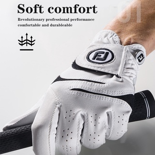 ถุงมือกอล์ฟ Footjoy 1 ชิ้นถุงมือผู้ชาย WeatherSof มือซ้ายมือขวาไมโครไฟเบอร์ถุงมือกอล์ฟระบายอากาศสำหรับผู้ชาย 【พร้อมส่ง】