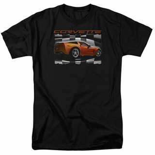 เสื้อยืดแขนสั้นลําลอง คอกลม ผ้าฝ้าย 100% พิมพ์ลาย Cherolet Orange Z06 Ette สไตล์คลาสสิก แฟชั่นฤดูร้อน สําหรับผู้ชาย