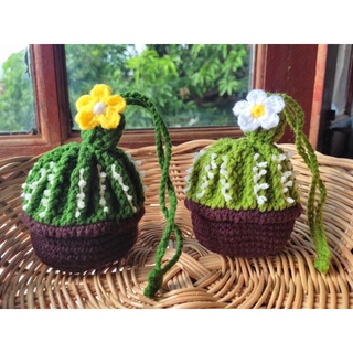 กระเป๋าสตางค์🌵กระเป๋าเงิน🌵กระเป๋าใส่เหรียญ🌵กระเป๋าไหมพรม🌵handmade🌵ของขวัญ🌵กระบองเพชร