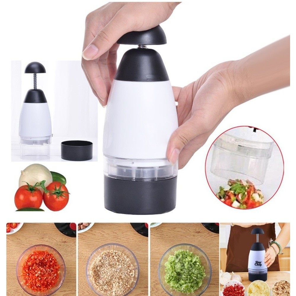 เครื่องสับอาหารแบบมือกด รุ่น Slap-chop-vegatables-garlic-29Jun-J1