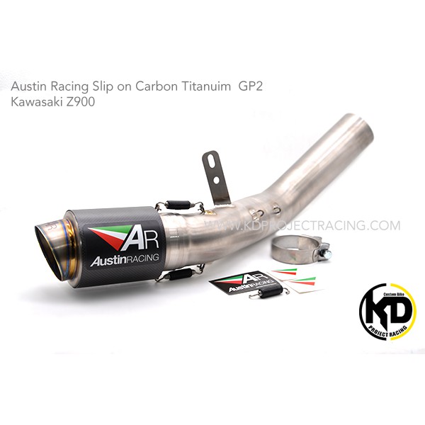 ท่อ Austin Racing Slip on Titanuim รุ่น GP2 for Kawasaki Z900
