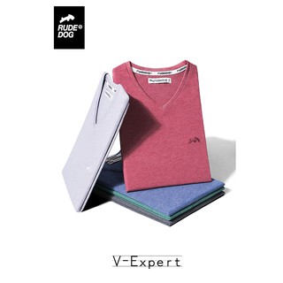 rudedog เสื้อยืดคอวี รุ่น V – Expert (วี-เอ็กซ์เพิร์ท)