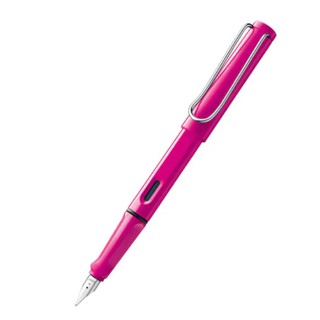 (KTS)ปากกาหมึกซึมLAMY- รุ่น Safari 13F ด้ามสีชมพู ของแท้ 100%!!!!!!!!!!!!!