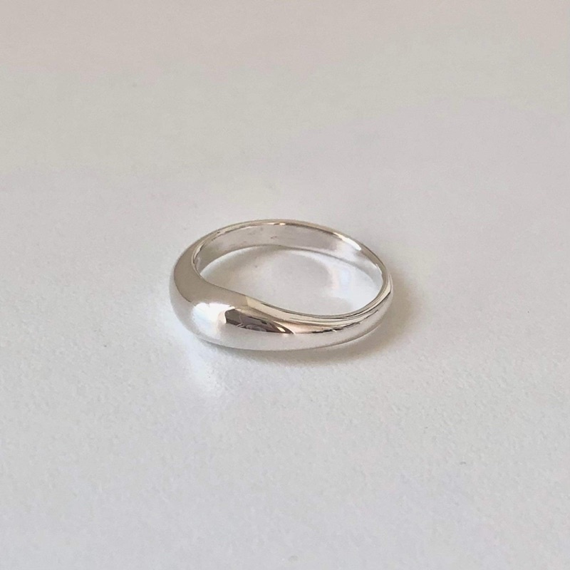 Winterwinter Jewelry Silver925 : เครื่องประดับเงินแท้ เงินแท้925 แหวน freeform เกาหลี
