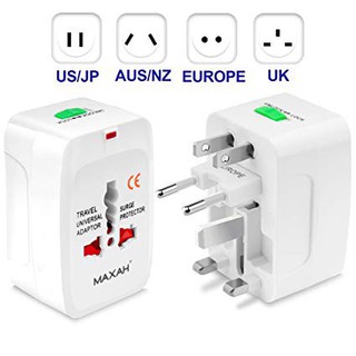 Universal Plug Travel Adapter หัวปลั๊ก เอนกประสงค์ (สีขาว)