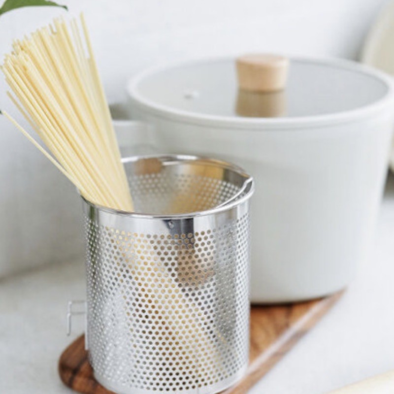 [Fika] Pasta Pot +  Pasta Insert Basket / หม้อลึก + ที่กรองเส้น