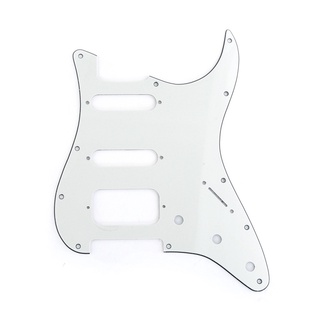 Musiclily Pro 11-ช่องอุปกรณ์เสริมสําหรับ Usa/Mexican Stratocaster Open Pickup,3Ply Parchment