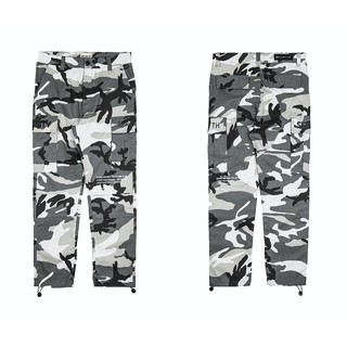 กางเกงทหาร พิมพ์ลาย GM-JOGGER-09 Camo สีเทา