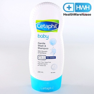 Cetaphil Baby Gentle Wash &amp; Shampoo 230 mL เซตาฟิล เบบี้ เจนเทิล วอช แอนด์ แชมพู