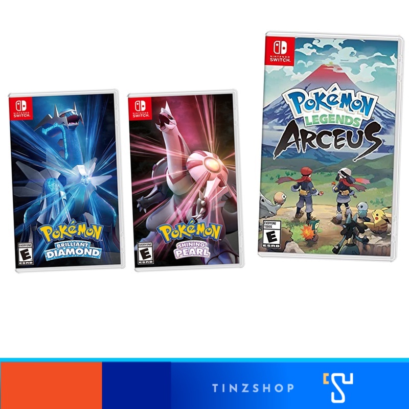Nintendo Switch Pokemon Arceus Pokemon Diamond Pokemon Pearl แผ่นเกมโปเกมอน ภาค อาซิอุส โปเกมอน