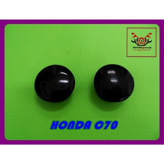 HONDA C70 REAR FORK RUBBER STOPPER "BLACK" (1 PAIR) // ยางอุดตะเกียบหลัง HONDA C70 สีดำ (1 คู่) สินค้าคุณภาพดี