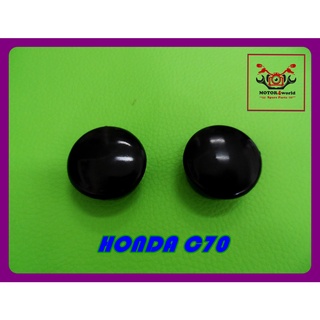 HONDA C70 REAR FORK RUBBER STOPPER "BLACK" (1 PAIR) // ยางอุดตะเกียบหลัง HONDA C70 สีดำ (1 คู่) สินค้าคุณภาพดี