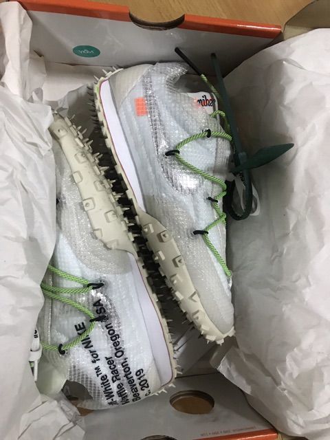 off white waffle racer without plastic