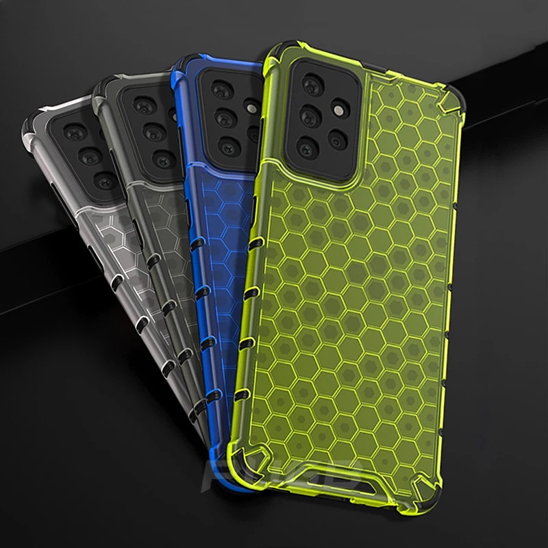 เคสใสกันกระแทก Hybrid เคสใส Honeycomb For Samsung Galaxy A52s 5G A52 A12 A03s A22 4G A32 A71 A51 A50 A50s A30s