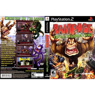 แผ่นเกมส์ PS2 Rampage Total Destruction   คุณภาพ ส่งไว (DVD)