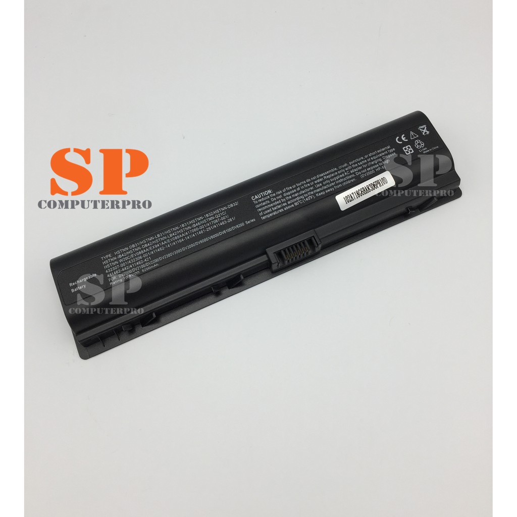 HP-COMPAQ battery แบตเตอรี่ของเทียบ HP COMPAQ DV2000 DV6000 COMPAQ V3000 V3500 V3700 V6000 C700