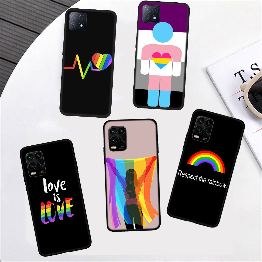 เคสโทรศัพท์มือถือ ลาย LGBT Love Rainbow สําหรับ OPPO F9 F11 F17 F19 Pro Plus A7X A3S A5 A9 A74 SP45