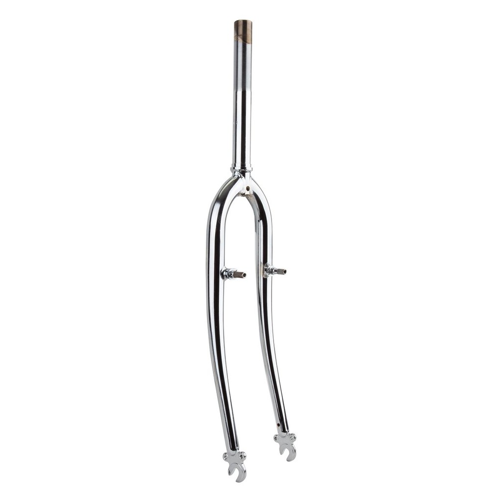 24" / 26" CHROME TREADED STEEL MTB RIGID FORK BICYCLE